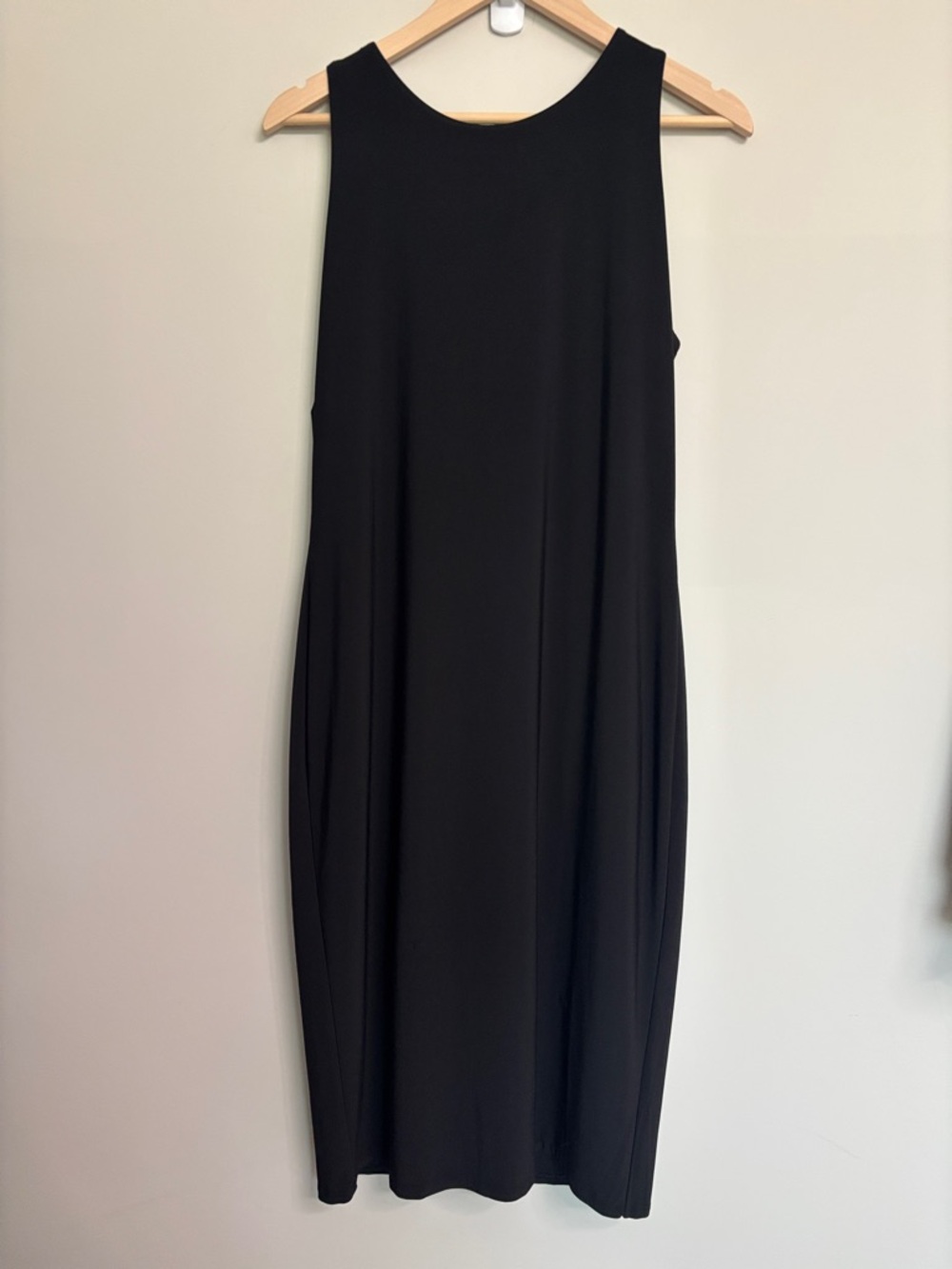 White House Black Market Black Lace-Up Sleeveless Sexy Maxi Dress L Large